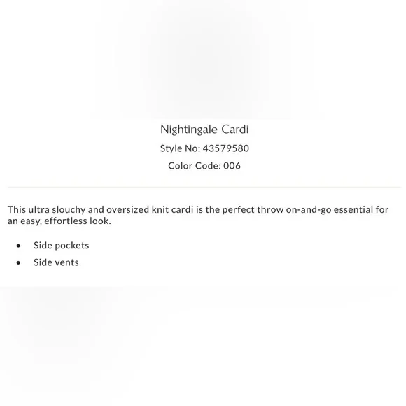 NWOT Free People Nightingale Cardigan S Peach Orange New Sweater $108 Pockets - Picture 5 of 7